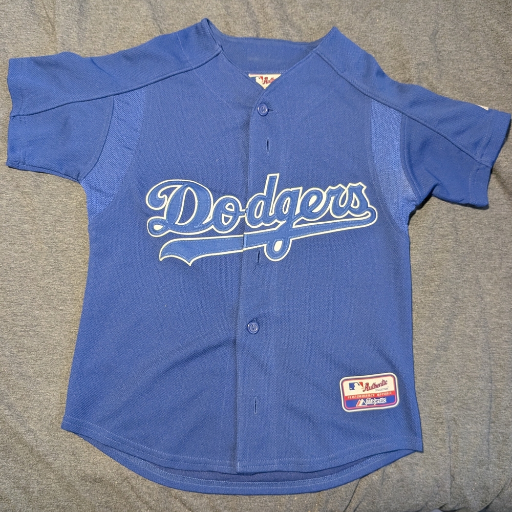 Majestic Blue Dodgers Kids Jersey